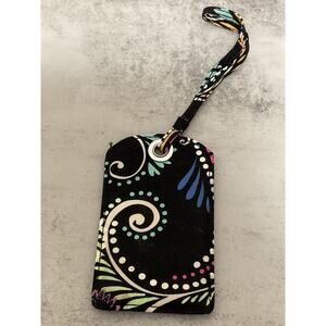 Vera Bradley Laminated Luggage Tag Swirl Abstract Dots Geometric